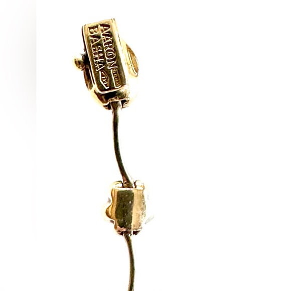 Aaron Basha Red Ladybug Pave Diamond Flower Bracelet - Picture 6 of 7